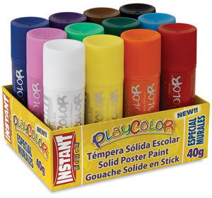 Tempera Solida Mural 12 Colori Maxi 40 Gr