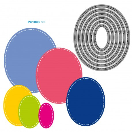 Fustelle sottili Forme multiple
