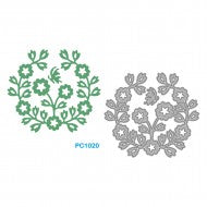 Fustelle sottili - Fiori e fogli
