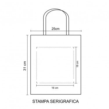 Shopper in Carta Bianca - 4 Dimensioni