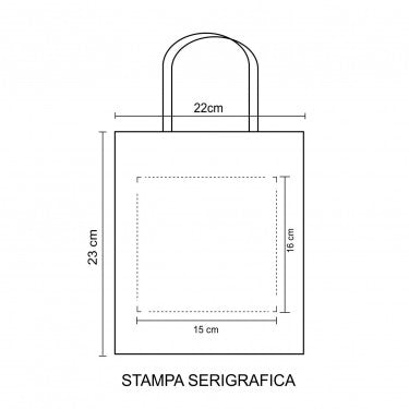 Shopper in Carta Bianca - 4 Dimensioni