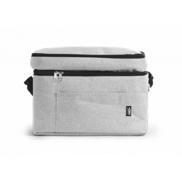 Borsa Termica XL in Poliestere Riciclato RPET con Design Smock – Doppio Scomparto e Tasca Frontale