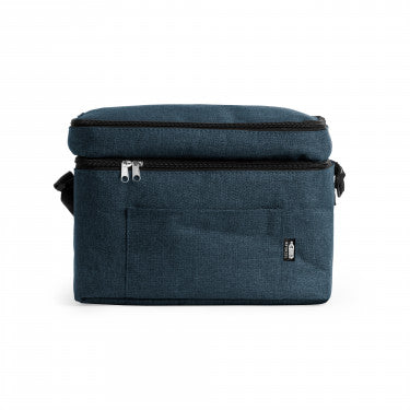 Borsa Termica XL in Poliestere Riciclato RPET con Design Smock – Doppio Scomparto e Tasca Frontale