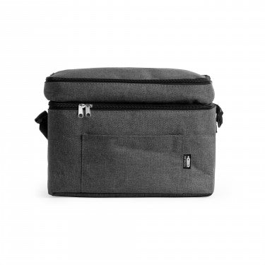 Borsa Termica XL in Poliestere Riciclato RPET con Design Smock – Doppio Scomparto e Tasca Frontale