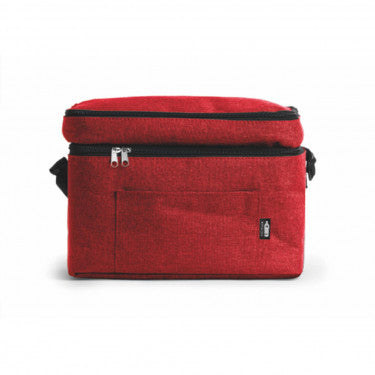 Borsa Termica XL in Poliestere Riciclato RPET con Design Smock – Doppio Scomparto e Tasca Frontale