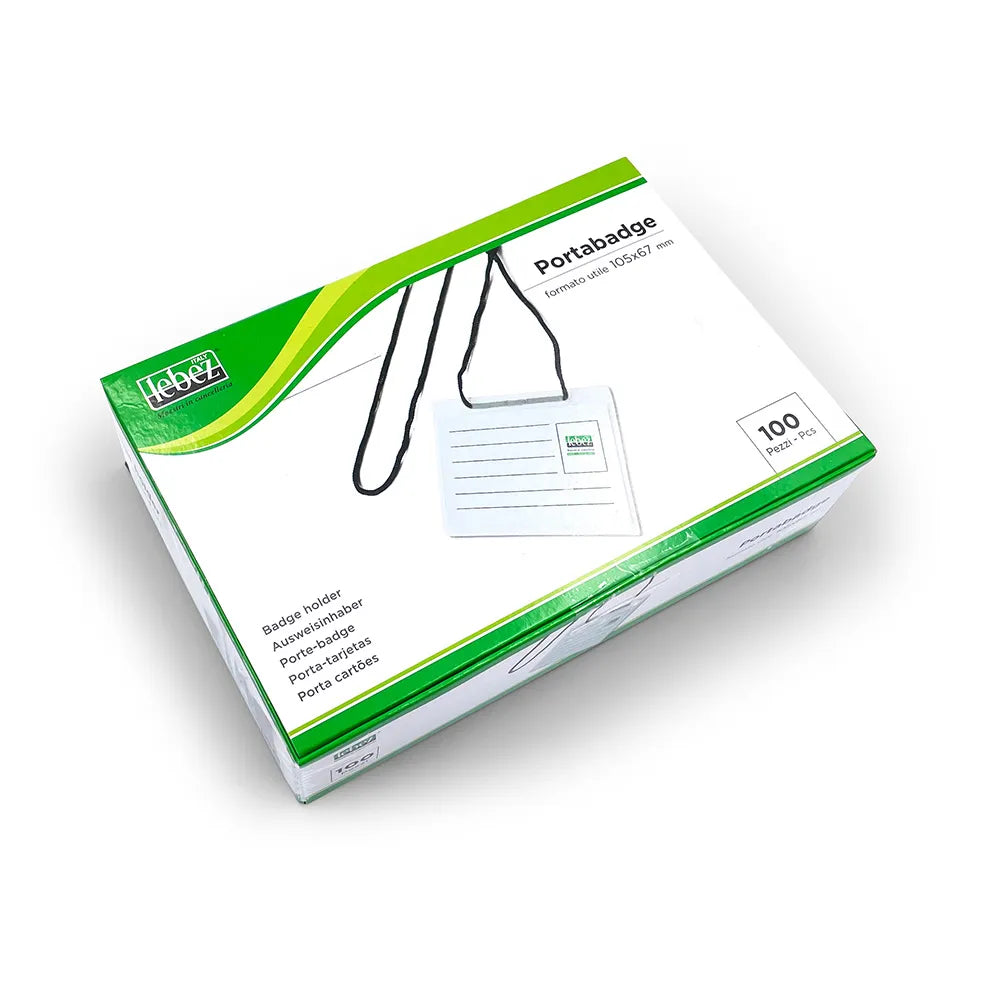 Portabadge con cordoncino
