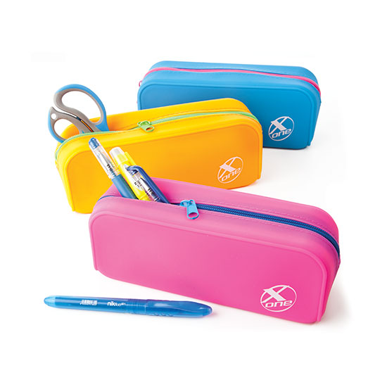 Astuccio portapenne in silicone rettangolare