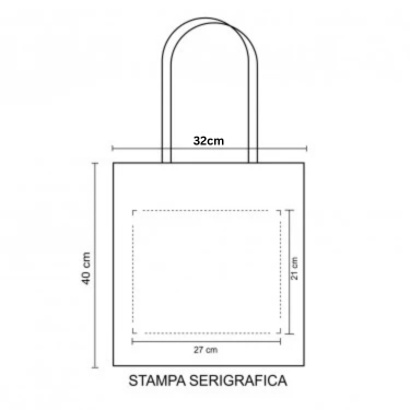 Shopper in Carta Bianca - 4 Dimensioni