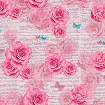 Carta Rosa Romantica
