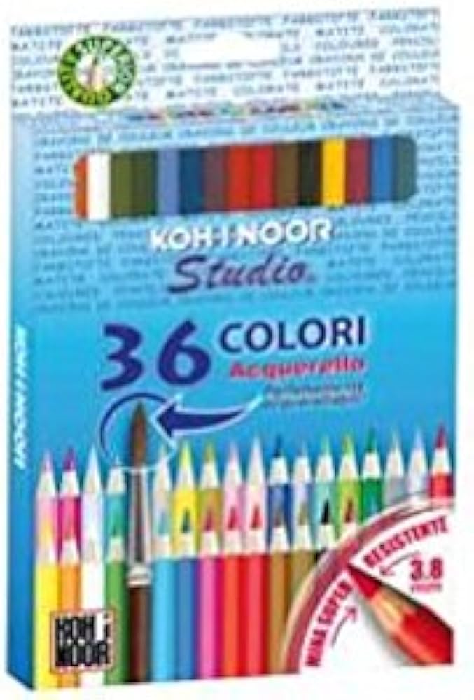 Pastelli Acquerellabili Koh-I-Noor studio