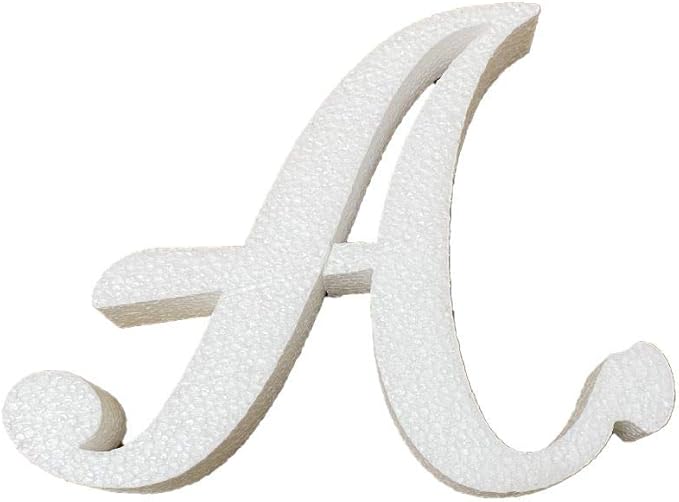 Lettere e numeri in polistirolo