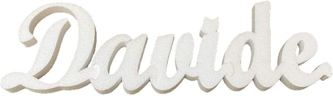 Lettere e numeri in polistirolo