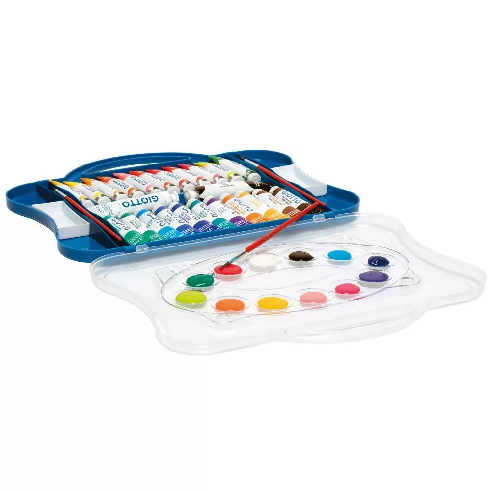 Scatola 24 tubetti tempera Giotto da 12 ml.