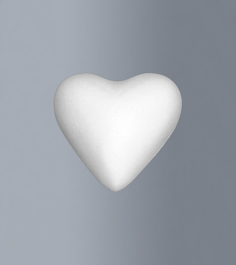 Cuore polistirolo da cm. 5 a cm 15