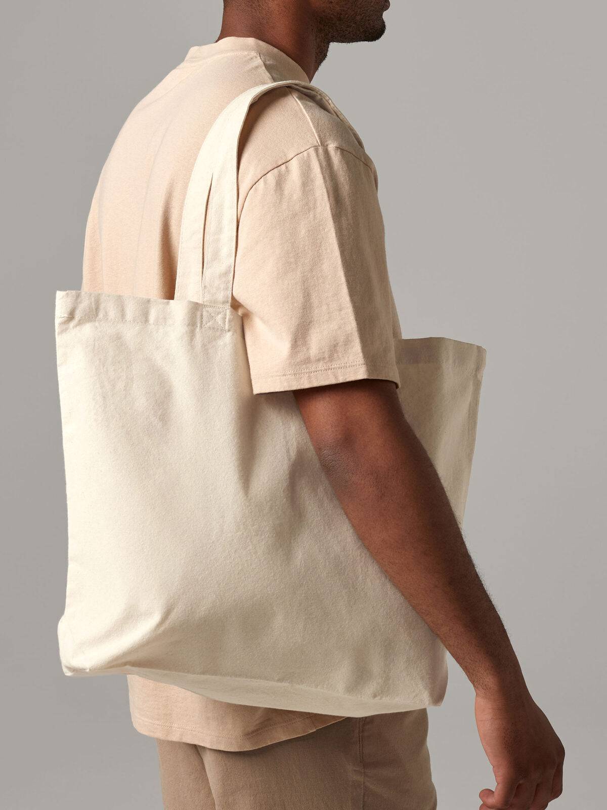Borsa / Shopper maxi tote in cotone