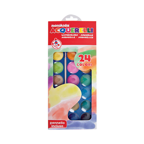 Acquerelli Da 12 Monikids Diam. 30