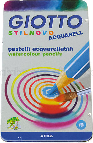 12 Pastelli Giotto Stilnovo Acquerellabili