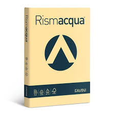 Pacco 300 Fg. Carta colorata Gr. 90 Favini Rismaluce/Rismacqua In 8 Tonalità Differenti