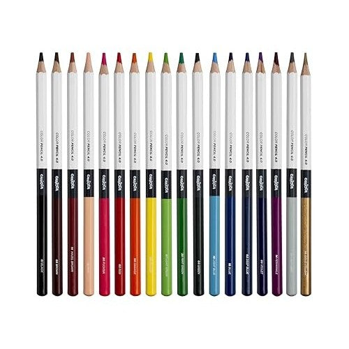 Carioca Plus Color Pencil 4.0 – Scatola da 12, 18 e 24 Pastelli Professionali