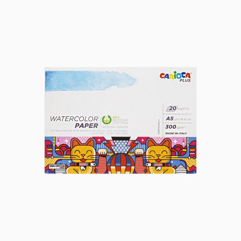 Carioca plus Blocco acquerello gr. 300