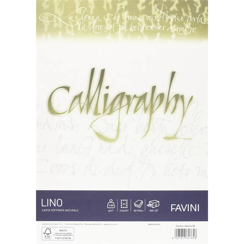 Carta Calligraphy Lino - Favini