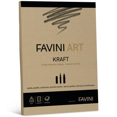 CARTA DISEGNO RUVIDA NATURALE KRAFT A4 90 GR