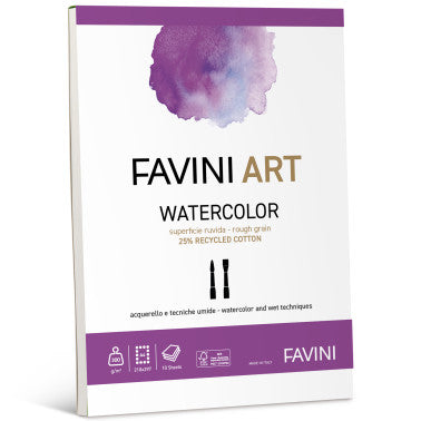 CARTA DISEGNO RUVIDA WATERCOLOUR 300 GR.