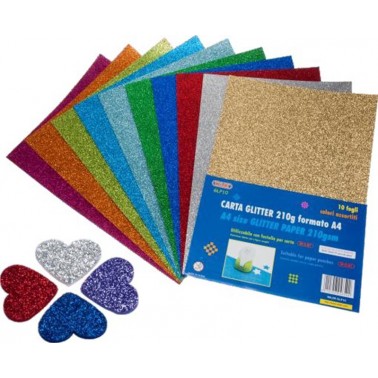 Carta Glitterata formato A4