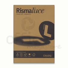Pacco 300 Fg. Carta colorata Gr. 90 Favini Rismaluce/Rismacqua In 8 Tonalità Differenti