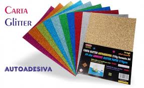 Carta Glitterata formato A4