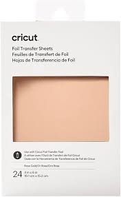Cricut : 24 Fogli Di Lamina Per Transfer Foil