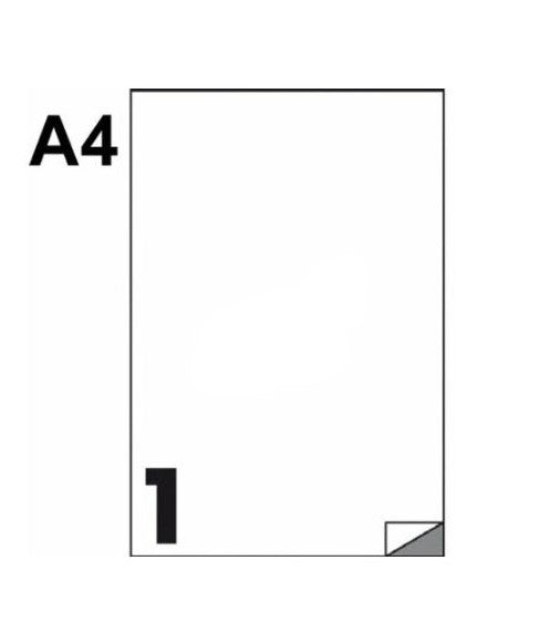 Foglio Etichetta Adesive A4