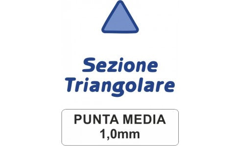 Penna biro Tris fusto triangolare
