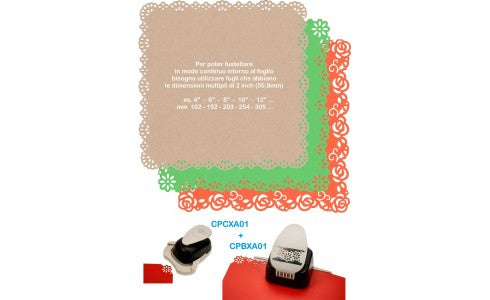 Fustella Decorativa 2 in 1 – Per Angoli e Bordi con Effetti Coordinati