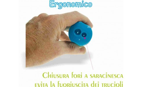 Temperamatite con Serbatoio e 2 Fori