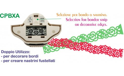 Fustella Decorativa 2 in 1 – Per Angoli e Bordi con Effetti Coordinati