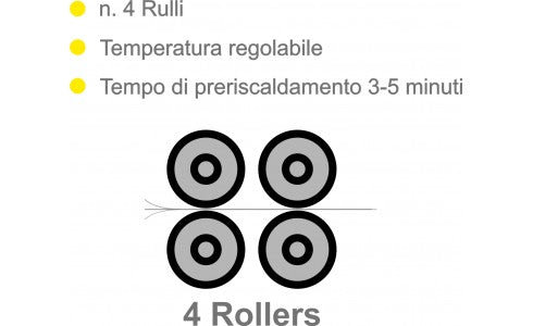 Plastificatrice A3 professionale 4 rulli AL3400