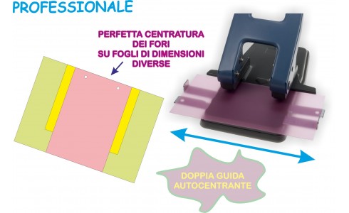 Perforatore 2 fori capacità 40 fg