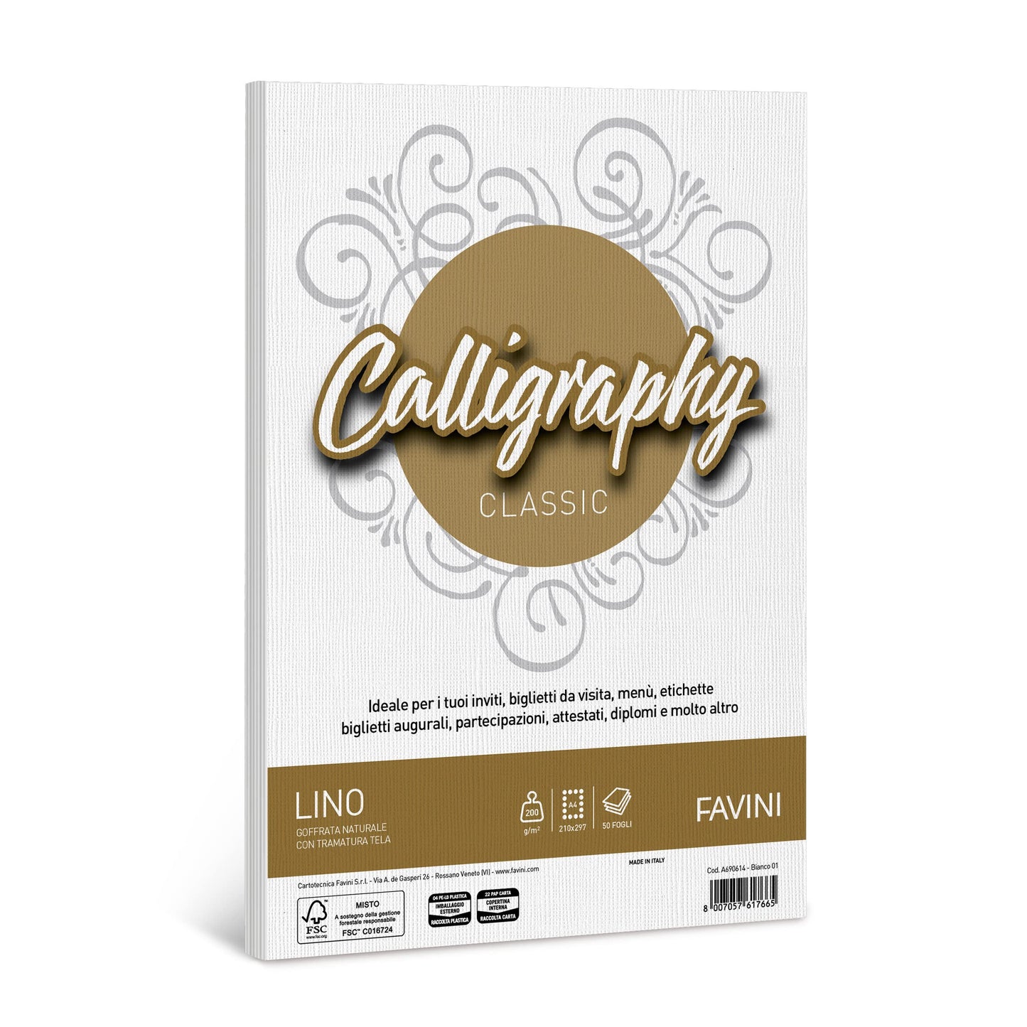 Carta Calligraphy Lino - Favini