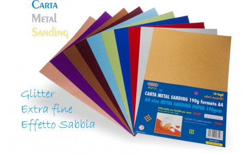 Carta Glitterata formato A4