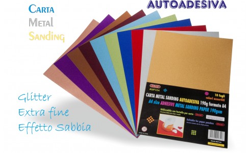 Carta Glitterata formato A4