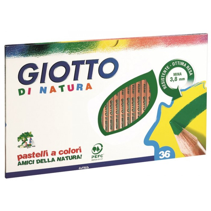 Matite Colorate Giotto Natura 36 Pezzi
