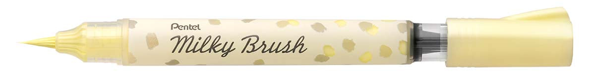 Milky Brush Pentel pennarello inchiostro pastello punta pennello