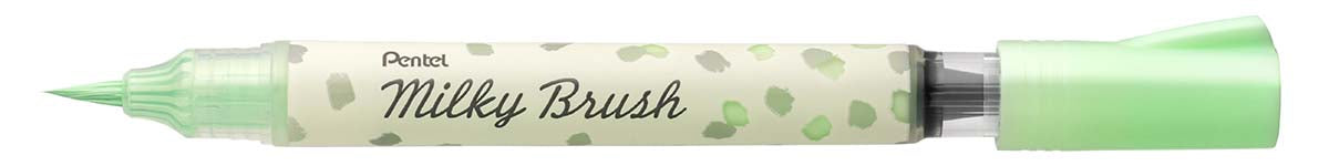 Milky Brush Pentel pennarello inchiostro pastello punta pennello
