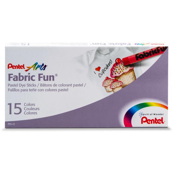 Pastelli A Cera Per Tessuto Pentel Fabric fun