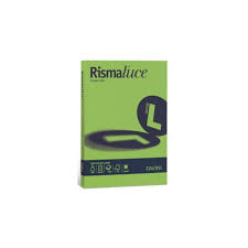 Pacco 5O Fg. Cartoncini Colorati Gr. 200 Favini Rismaluce/Rismacqua In 18 Tonalità Differenti
