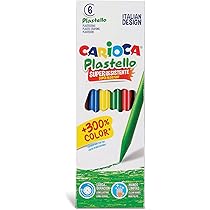 Pastelli Cera Plastici Plastello - Carioca