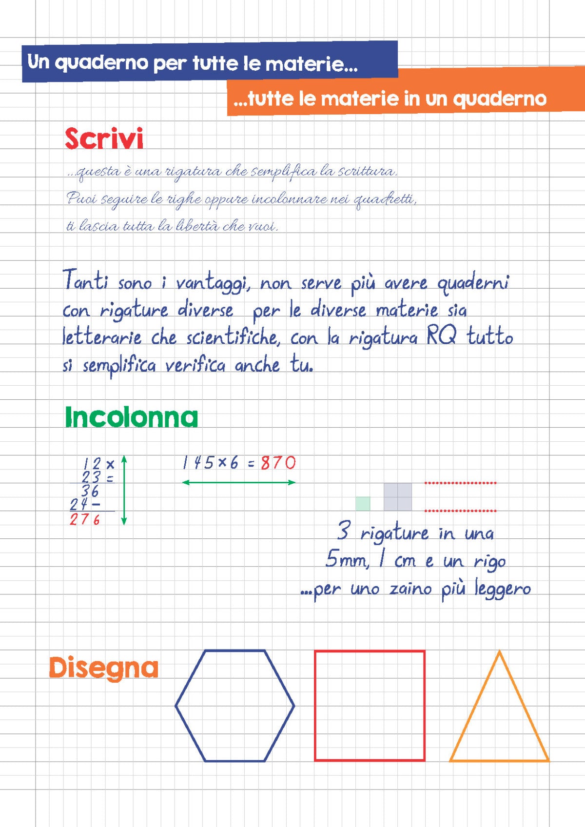 Maxi Quaderno Rq Quadretto Universale
