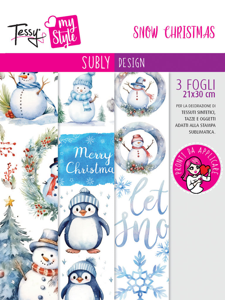 SUBLY DESIGN Snow Christmas
