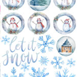 SUBLY DESIGN Snow Christmas